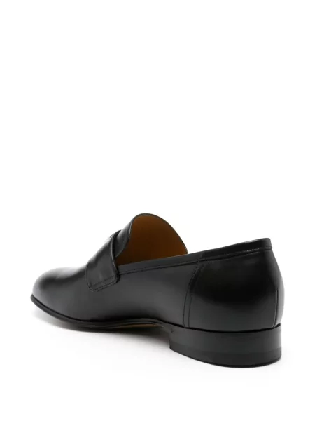 Pantofi loafer Gucci cu autograf negru