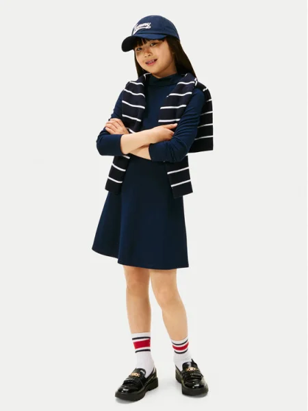 Tommy Hilfiger Hétköznapi ruha Essential Skater D Sötétkék