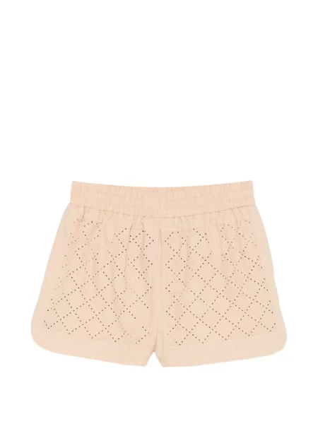 Pantaloni scurți Fendi cu model argyle