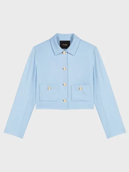 Пиджак Maje голубой