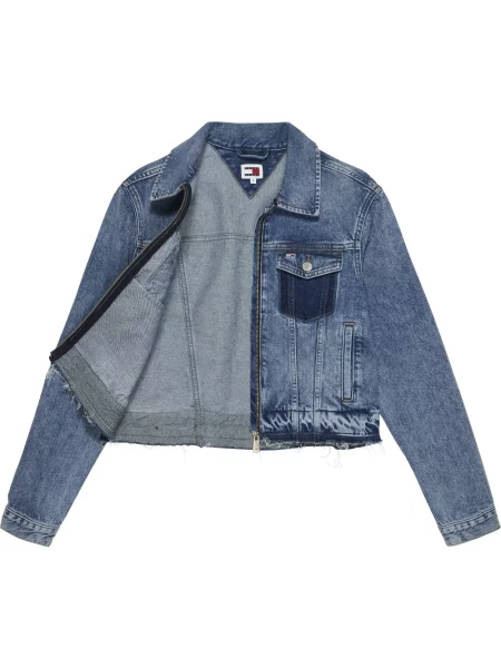 Tommy Jeans Kurtka jeansowa Izzie niebieski