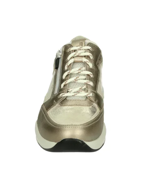 Sneakersy Durea skórzane beżowe