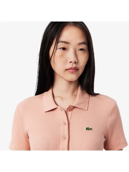 Поло Lacoste розовое