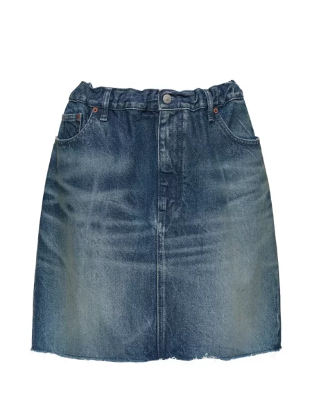 Fusta mini Mm6 Maison Margiela albastru
