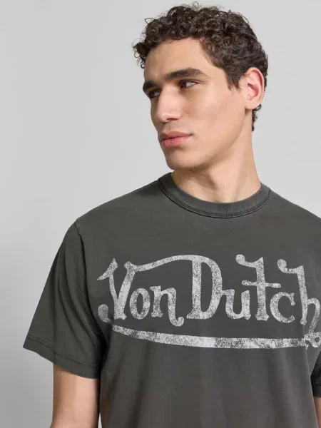 T-shirt o kroju relaxed fit z czystej bawełny Annarr