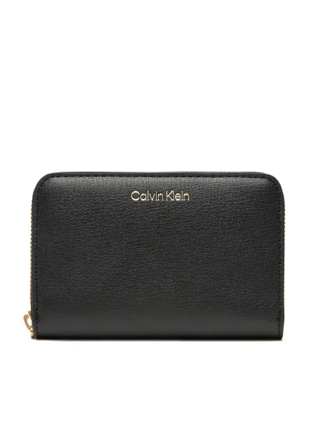 Peňaženka Calvin Klein s autogramom čierna