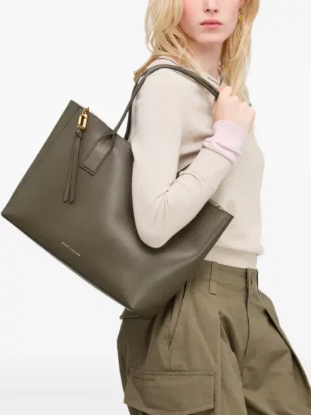 Geantă shopper Marc Jacobs business verde