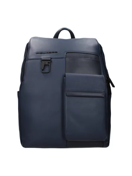 Torba Piquadro skórzana niebieska