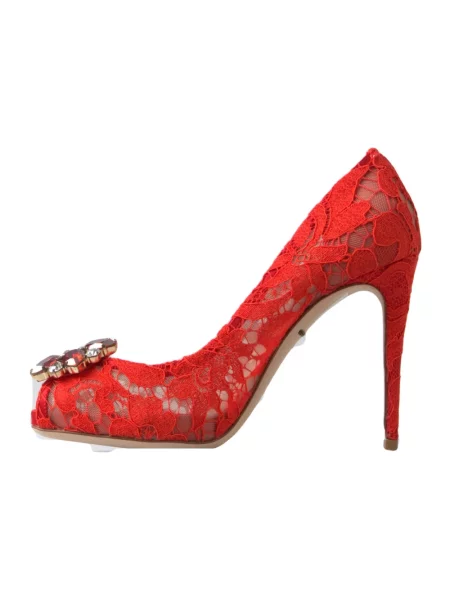 Czółenka Dolce And Gabbana czerwona