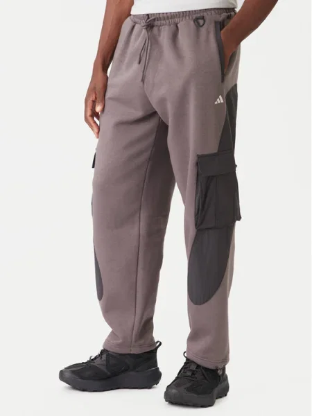 Adidas Долнище анцуг кафяв