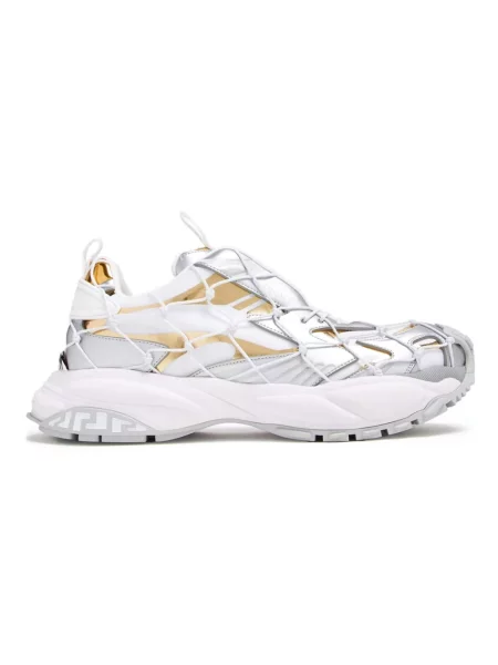 Sneakersy Versace skórzane białe