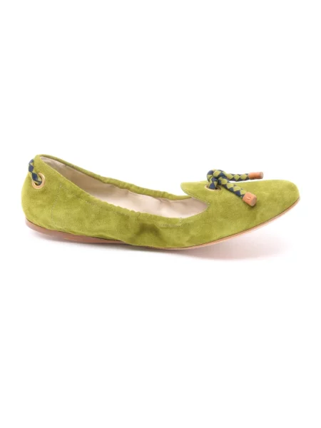 Balerinki Car Shoe zielone