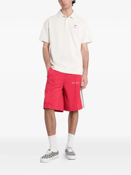 Tricou polo Palm Angels cu autograf