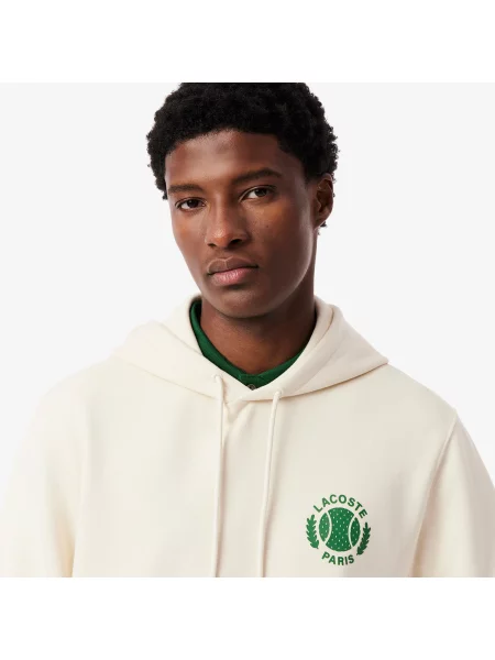 Lacoste Bluza Z Nadrukiem Tenisowym zielony