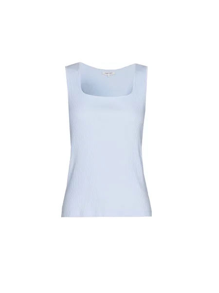 Top Marie Méro bez rękawów niebieski