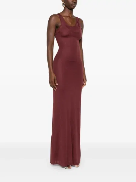 Rochie maxi Aya Muse de costum maro