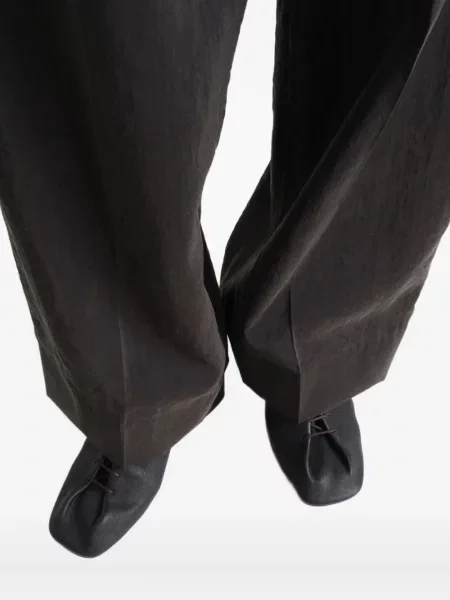 Кожени обувки в стил дерби Lemaire с връзки кафяво