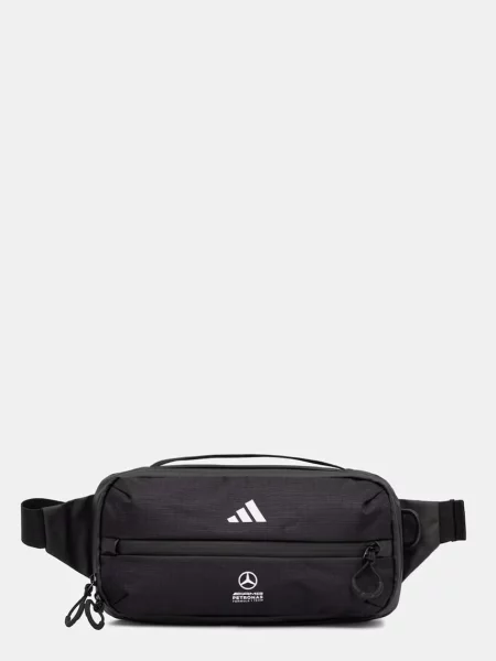 Torbica za okoli pasu adidas x Mercedes črna