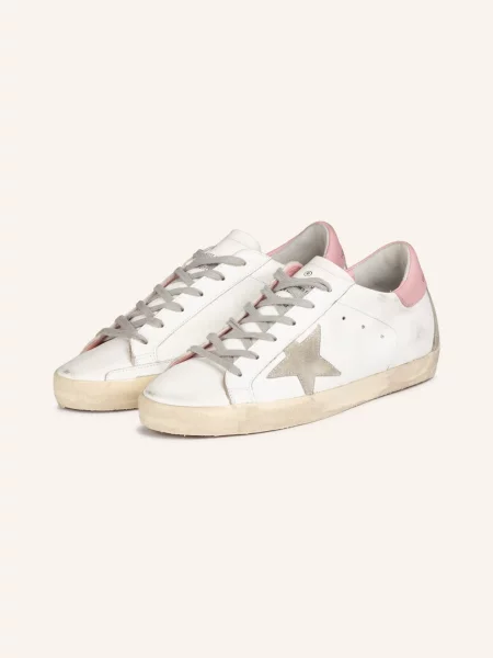 Golden Goose Sneakersy Super-Star / růžová / šedá bílá