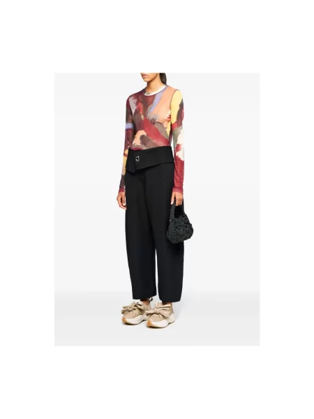 JW Anderson torebka skórzana Small Cable Knit czarny