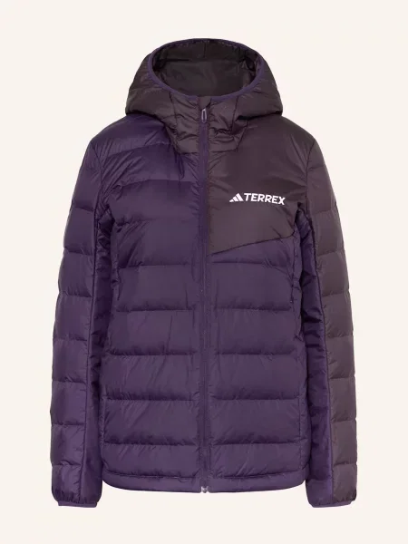 Adidas Terrex Péřová Bunda Multi Light Down Climawarm tmavě fialová