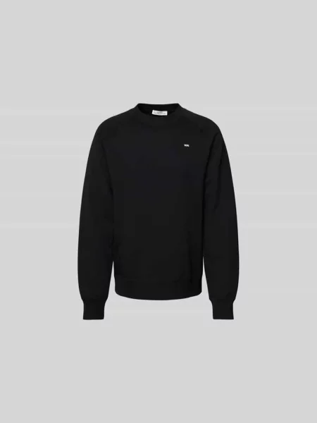 Bluza o kroju oversized ze stójką Wood Wood czarna