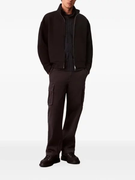 Geacă Calvin Klein cu autograf negru