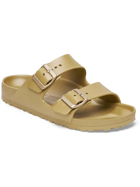 Dámske Zlaté šľapky Birkenstock Arizona Eva Narrow modrá