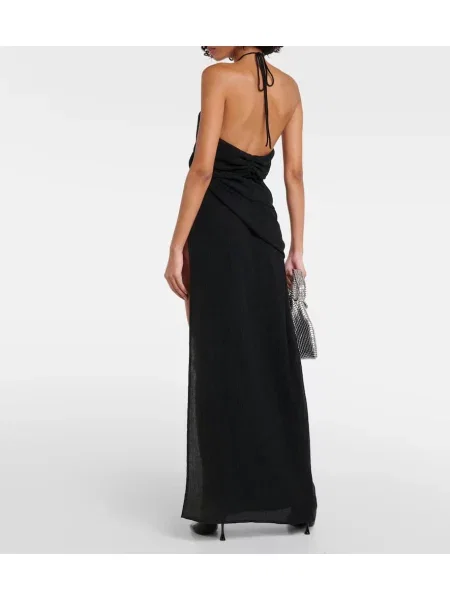 Cropp top Magda Butrym cu gât halter negru