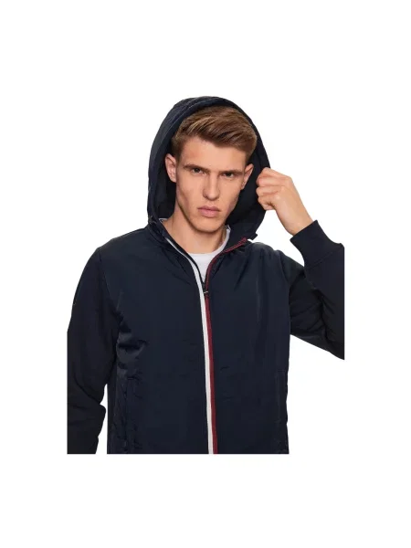 Geacă Tommy Hilfiger albastru