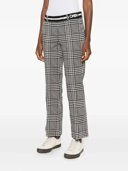 Pantaloni Cambio în carouri negru