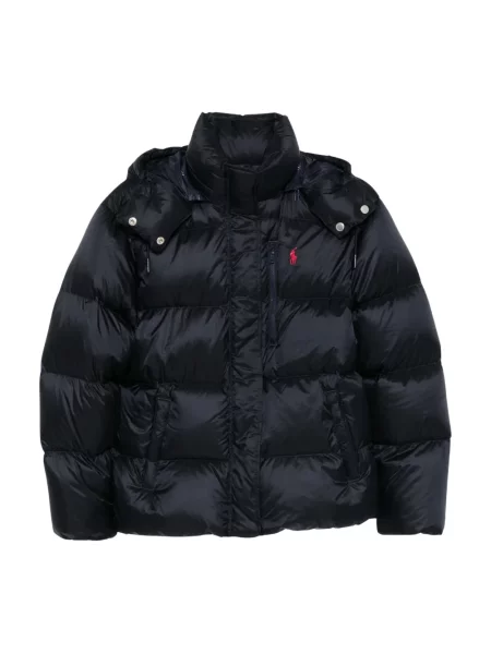Kurtka puchowa Ralph Lauren pikowana niebieska