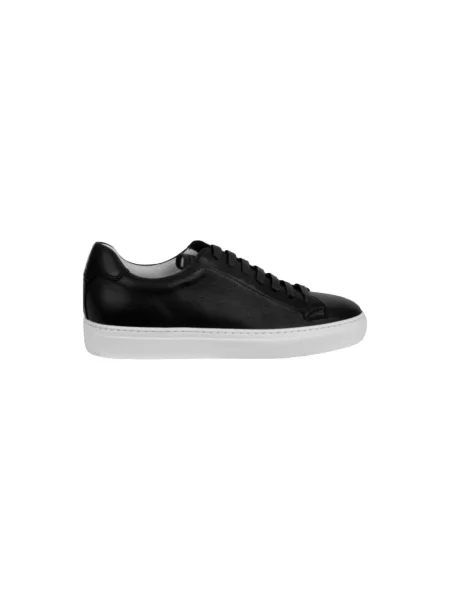 Sneakersy Doucal's skórzane czarne