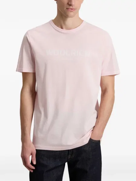 Tricou Woolrich cu autograf roz