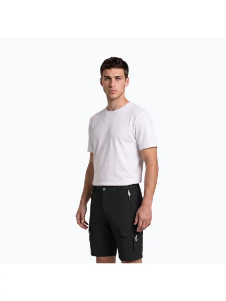 Pantaloni scurți de trekking pentru bărbați Aulp Banco black negru