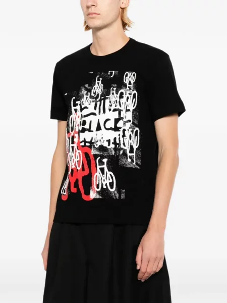 Tricou Black Comme Des Garçons cu imagine negru