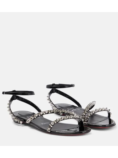 Sandale Christian Louboutin din piele negru