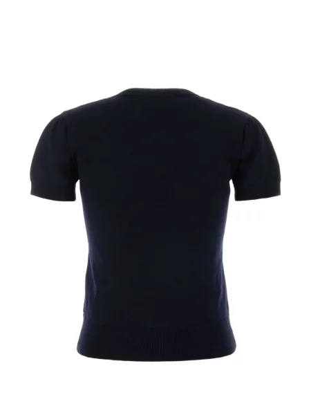 Tricou A.p.c. cu broderie albastru