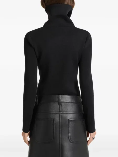 Gulerat pulover Courreges negru