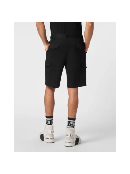 Szorty cargo Philipp Plein czarne