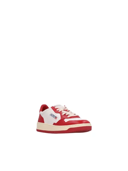 Sneakersy Autry skórzane czerwone