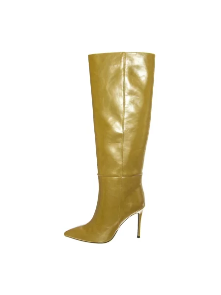 Botki Jeffrey Campbell skórzane zielone