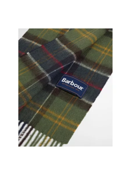 Fular Barbour de lână verde