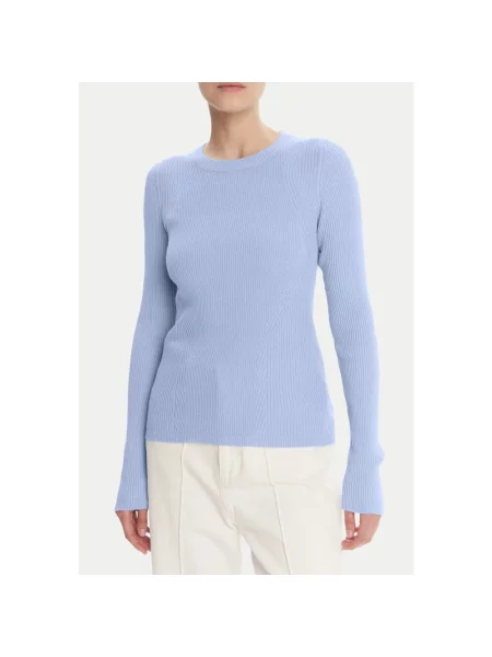 Dzianinowy sweter Joop! w paski niebieski