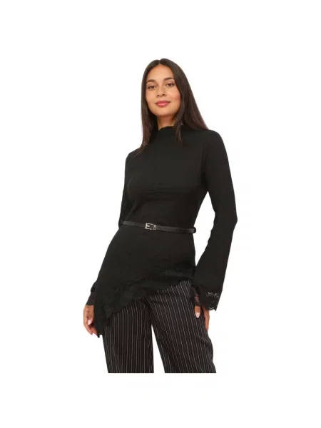 Top La Modeuse negru