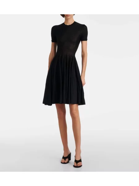 Rochie Alaïa de lână negru