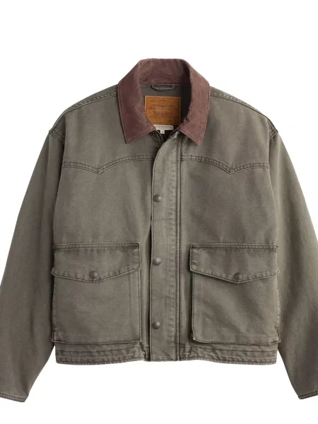 LEVI'S ® Přechodná bunda HILLTOP / olivová hnědá