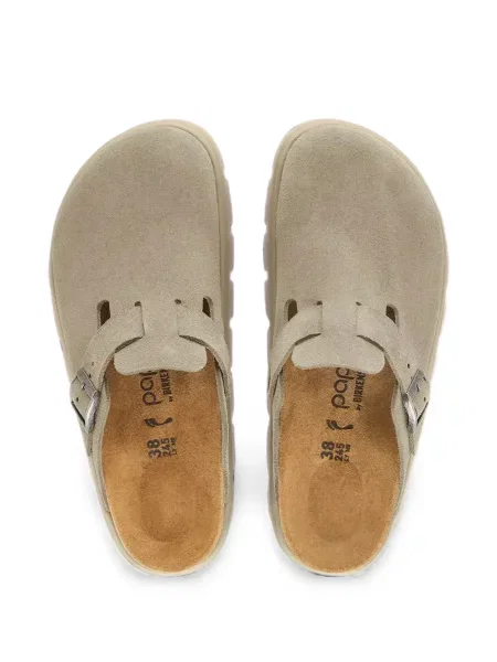 Szarvasbőr csatos chunky mules Birkenstock