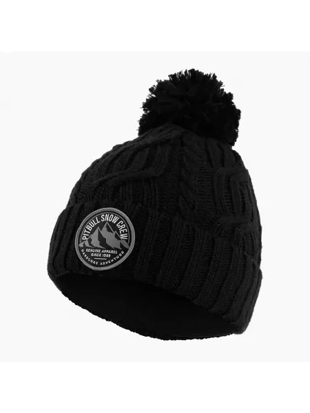 Bărbați de iarnă beanie Pitbull Beanie Snow Crew negru
