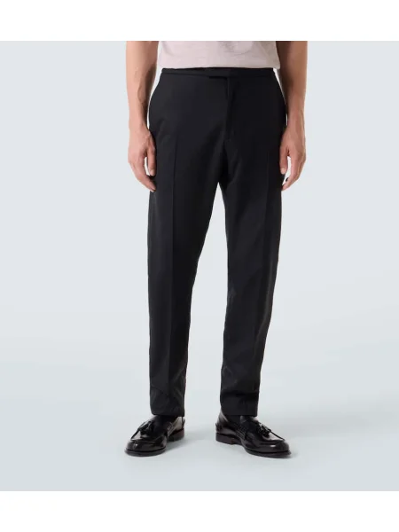 Pantaloni Berluti de lână negru